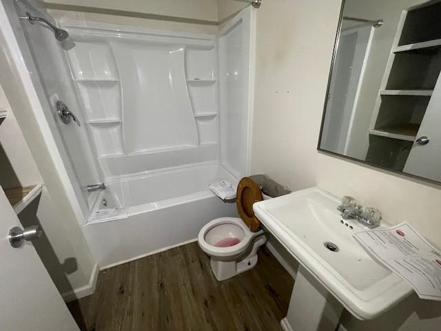 62 McClure Road Temple, GA 30179 - Photo 7 of 12 a bathroom with a sink a toilet a mirror and shower