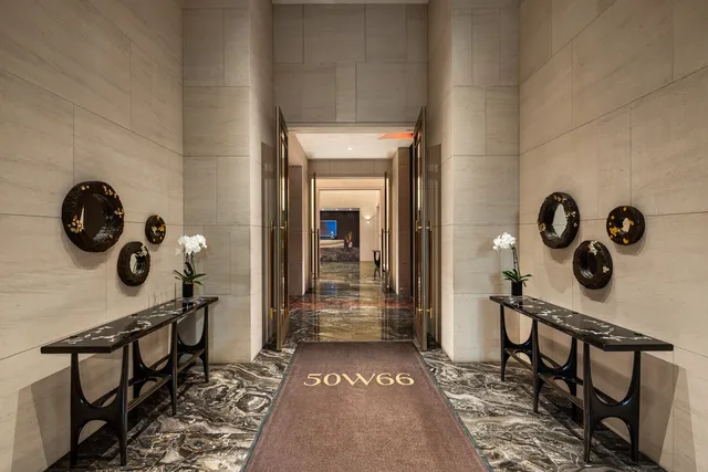 a view of a building entrance