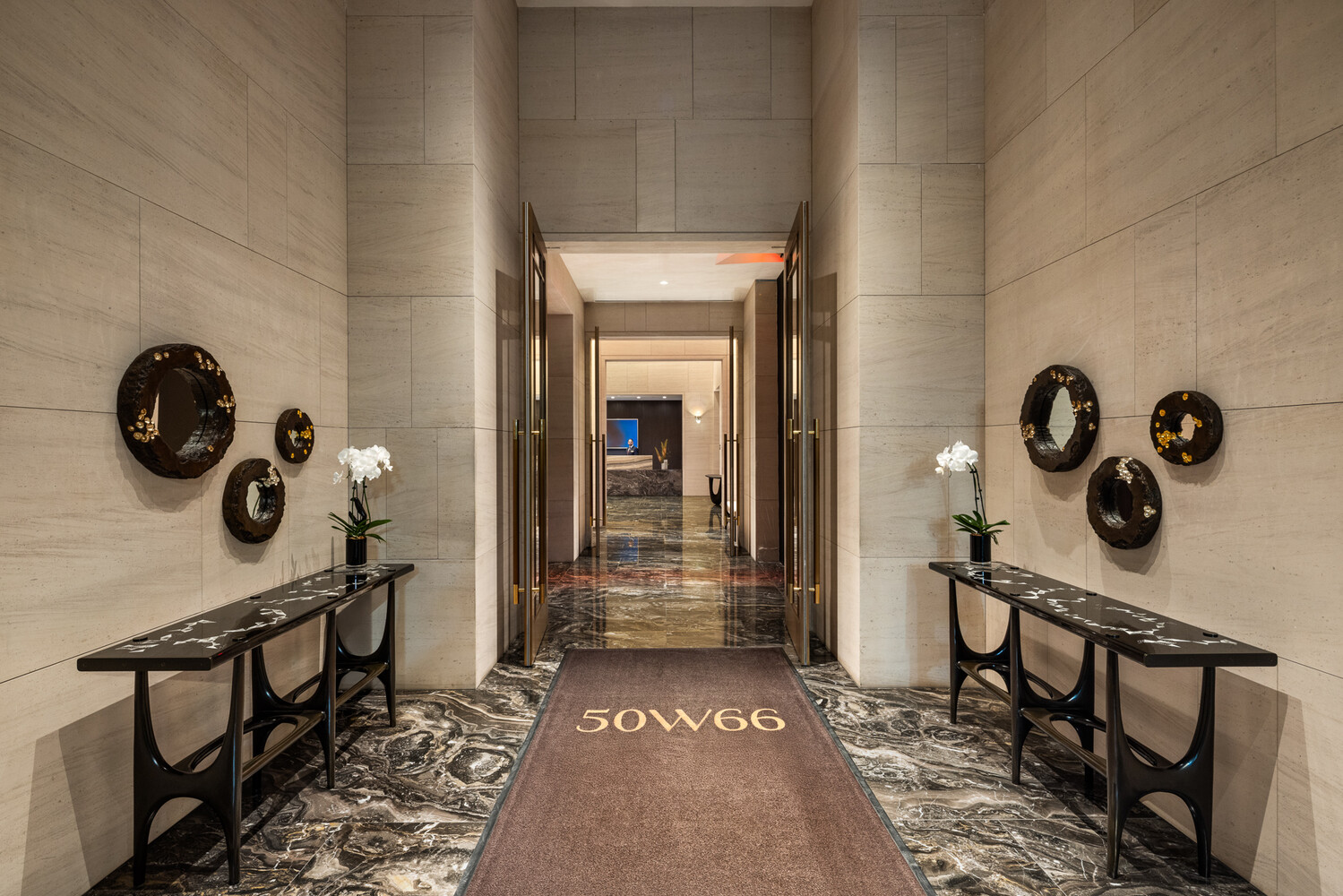 50 West 66th Street, Unit 53S Manhattan, NY 10023 - Photo 3 of 10 wooden floor in a gallery