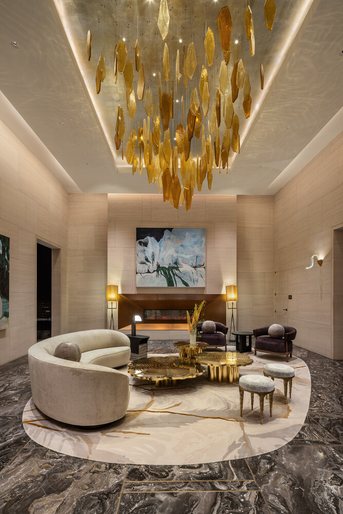 50 West 66th Street, Unit 53S Manhattan, NY 10023 - Photo 4 of 10 a living room with furniture and a couch