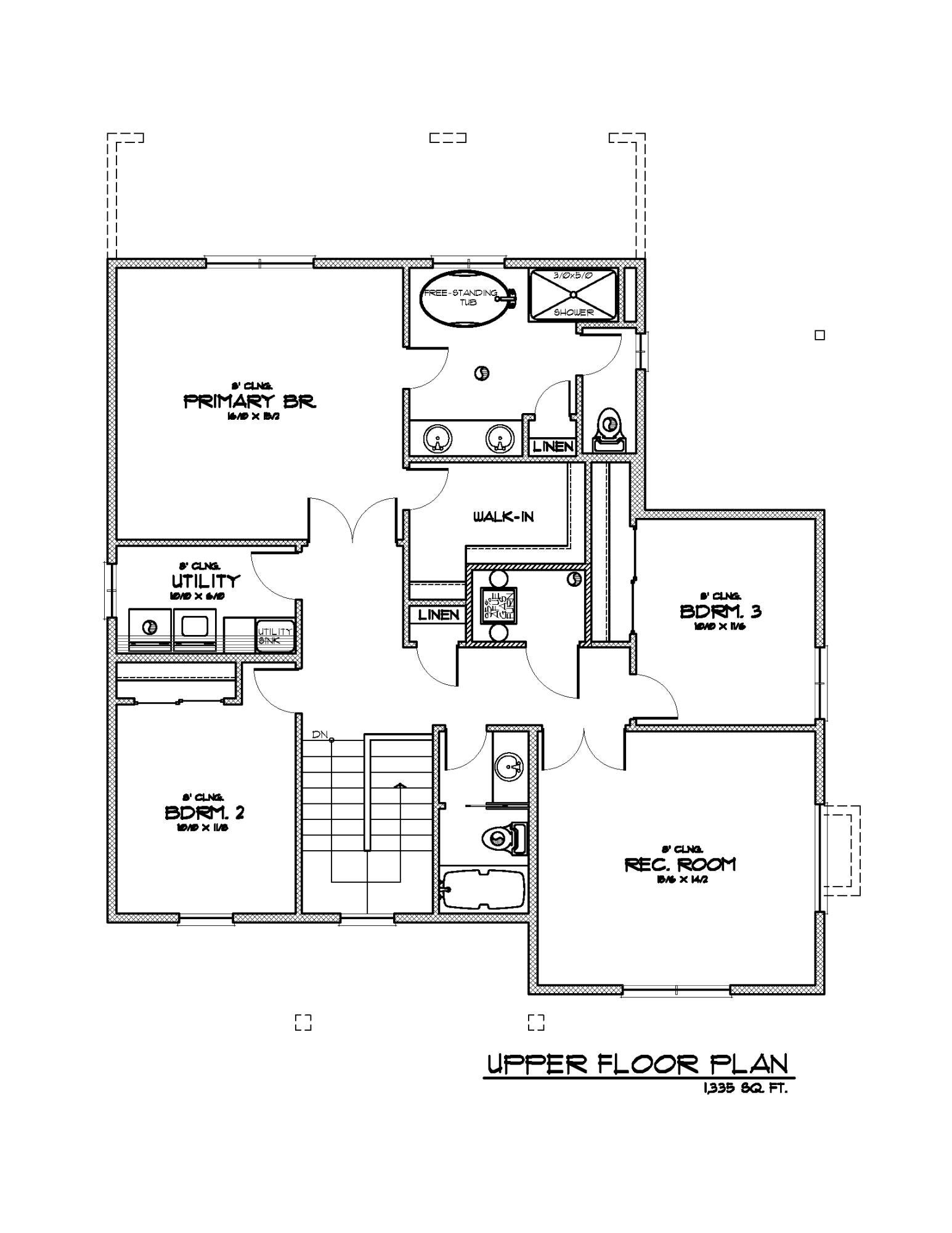 20182 Roper Lane, Unit LOT 16 Bend, OR 97703 - Photo 3 of 3 Upper Floor Plan