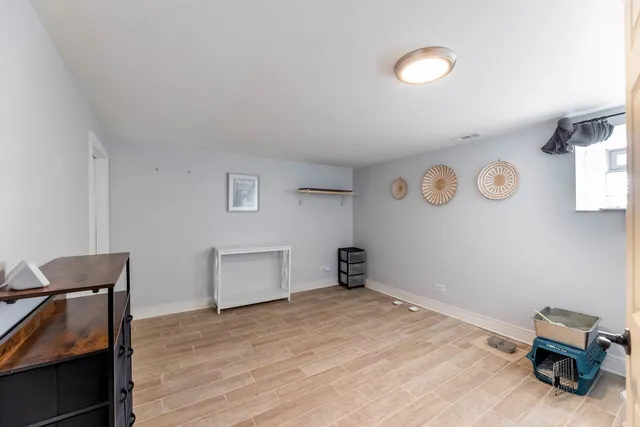 a room with storage and utility