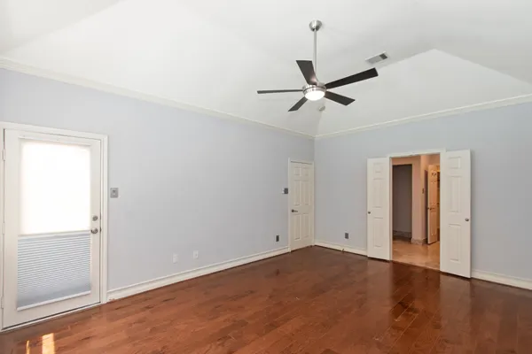 wooden floor in an empty room