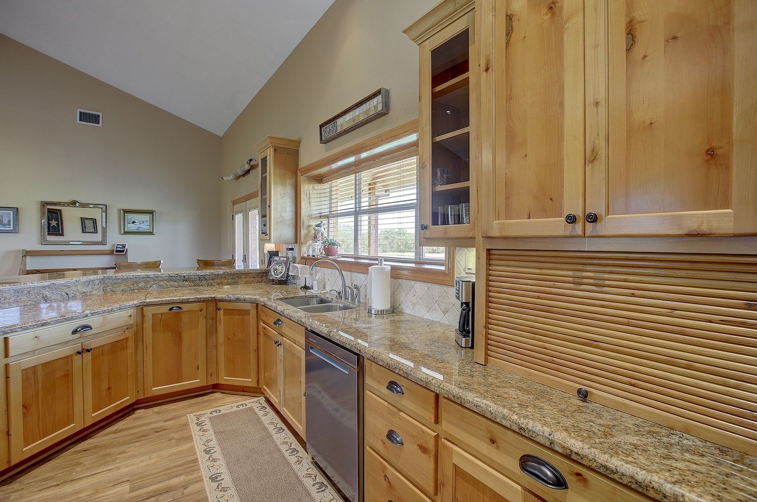 9414 Laird Road Round Top, TX 78954 - Photo 29 of 50 Kitchen custom cabinetry beauty with Granite countertops