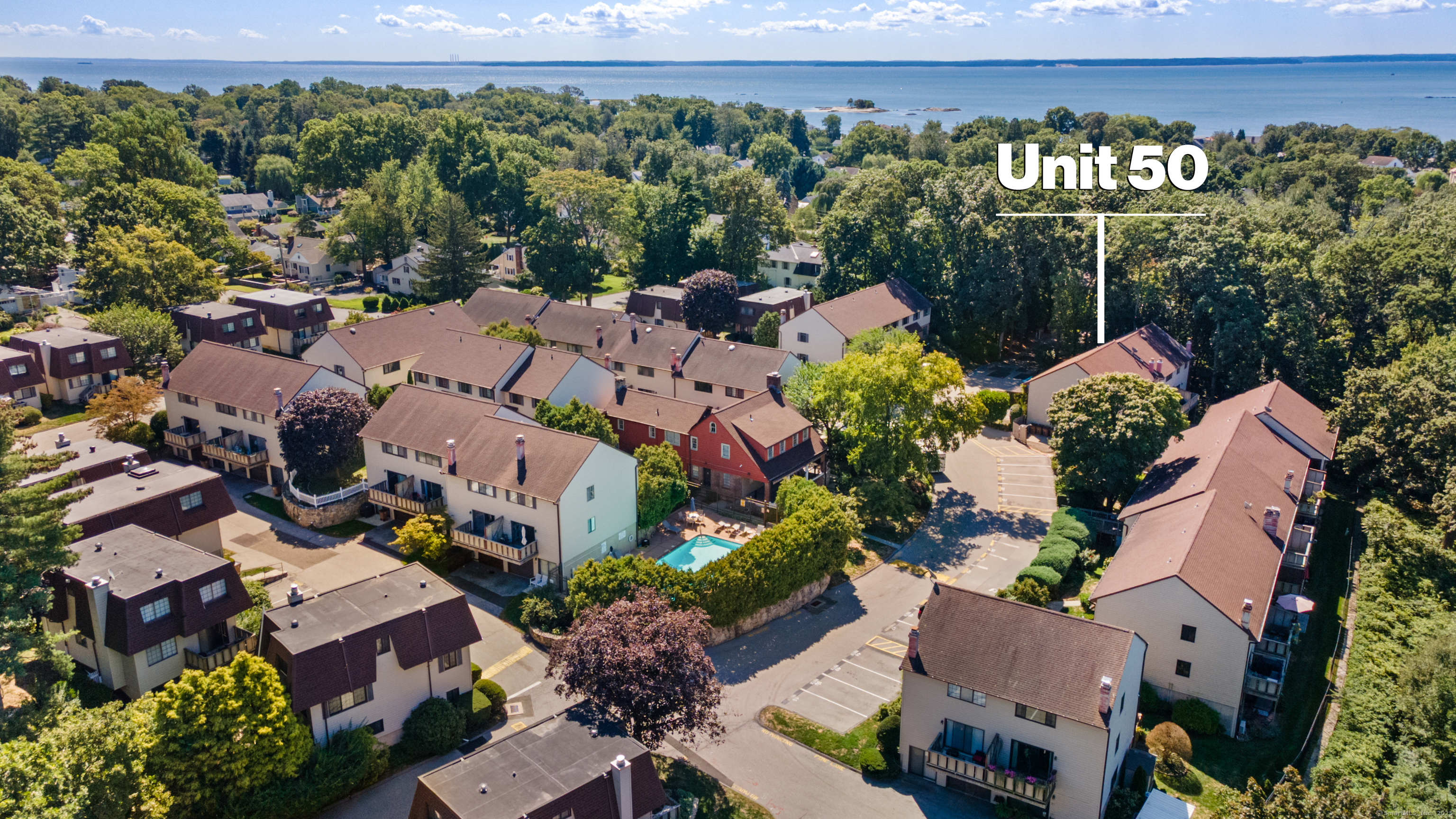 202 Soundview Avenue, Unit 50 Stamford, CT 06902 - Photo 1 of 1 an aerial view of multiple house