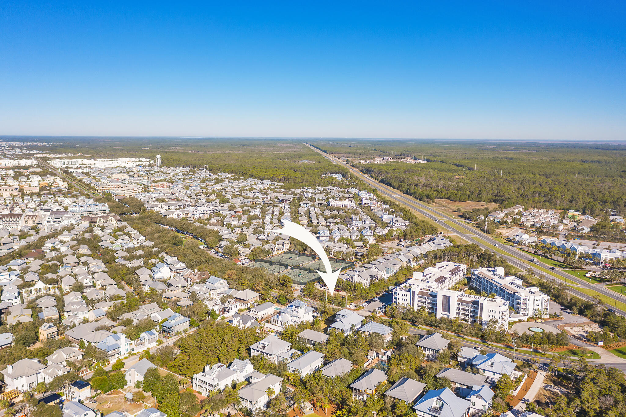 1-4 Winston Ln Inlet Beach Inlet Beach, FL 32461 - Photo 5 of 17 view of city and ocean