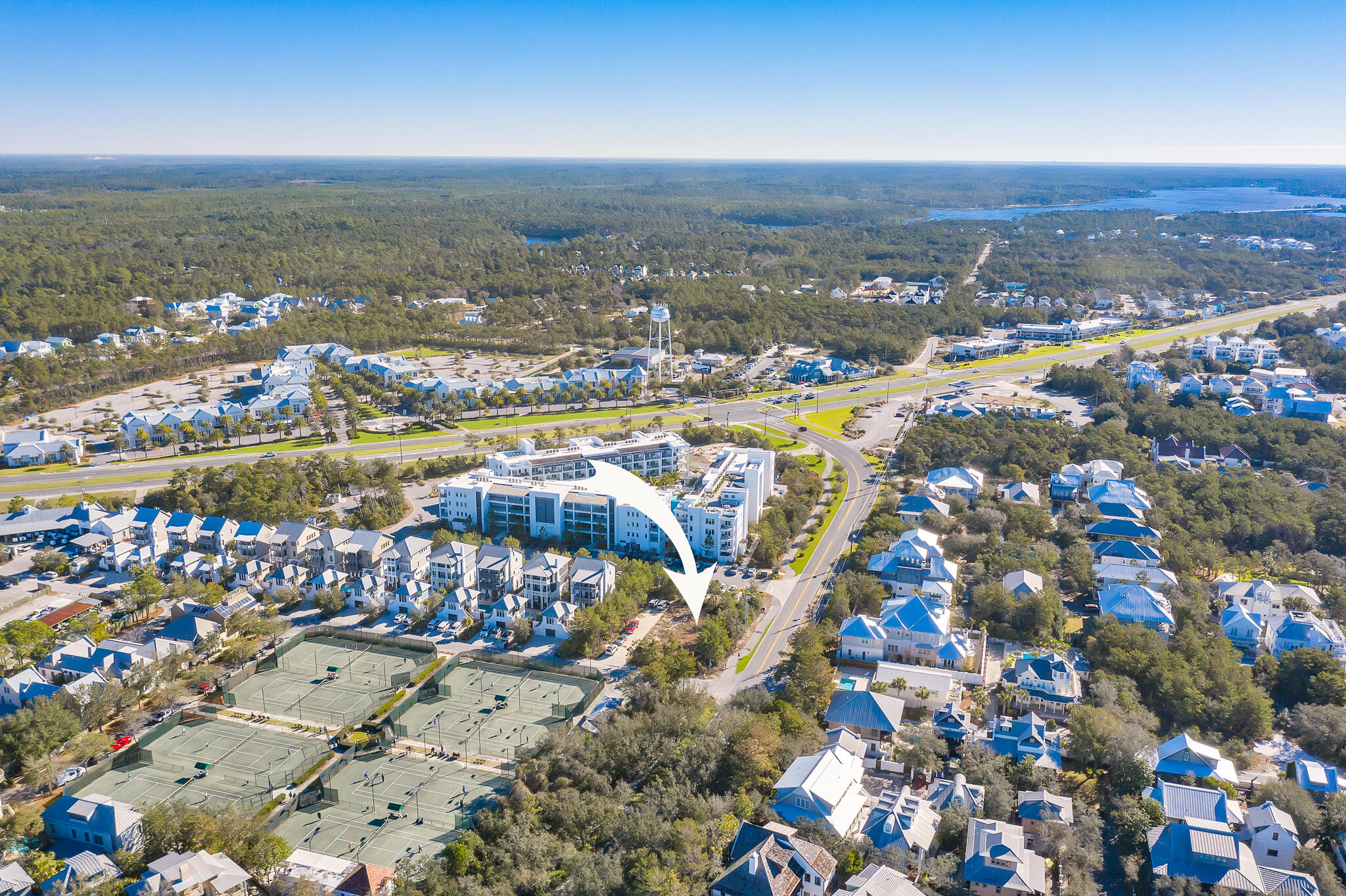 1-4 Winston Ln Inlet Beach Inlet Beach, FL 32461 - Photo 7 of 17 a view of a city with an ocean