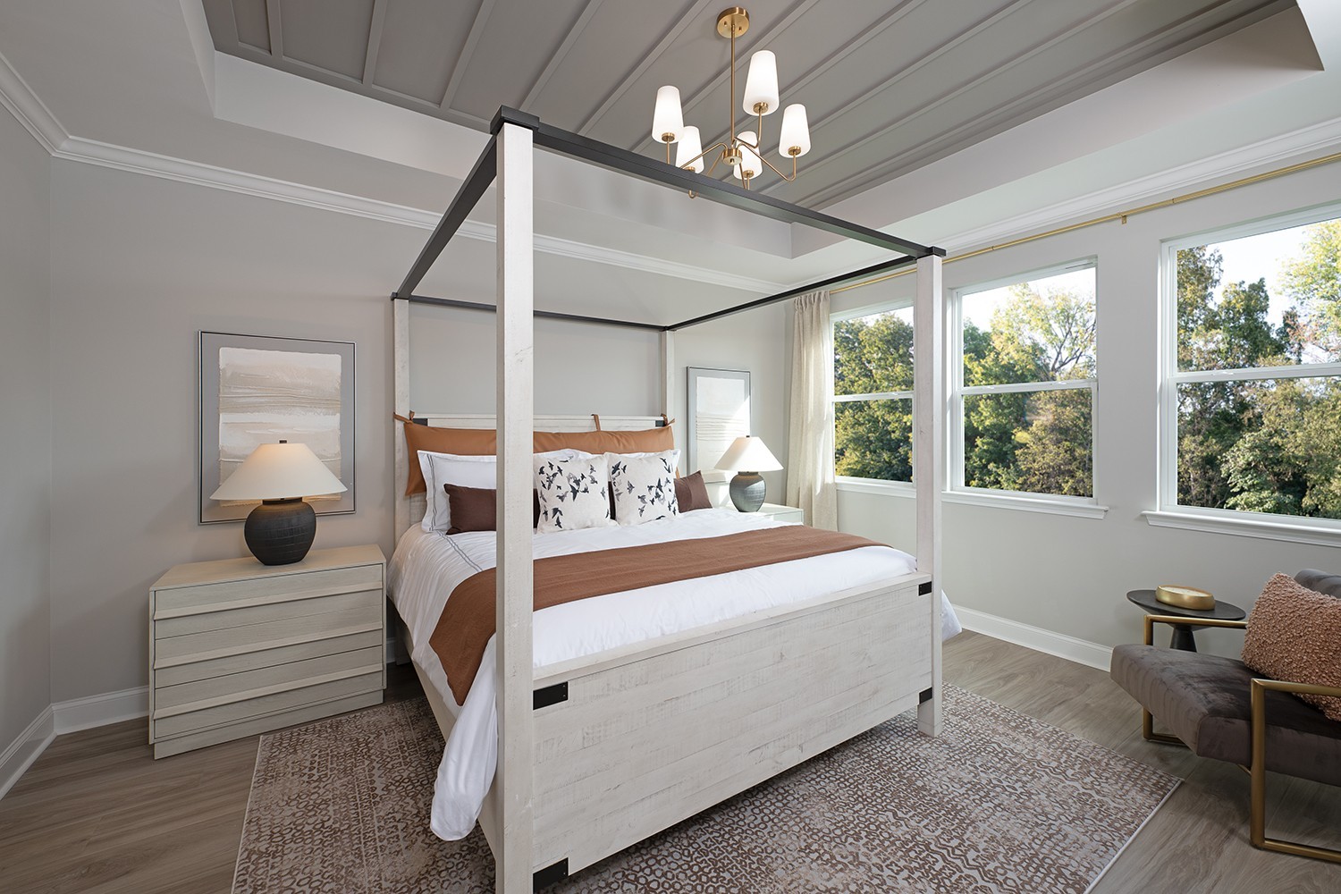 151 Emeline Way Mount Juliet, TN 37122 - Photo 13 of 51 a bedroom with a bed and wooden floor