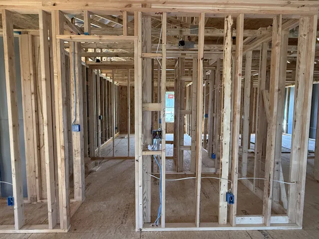 a view of wooden fence