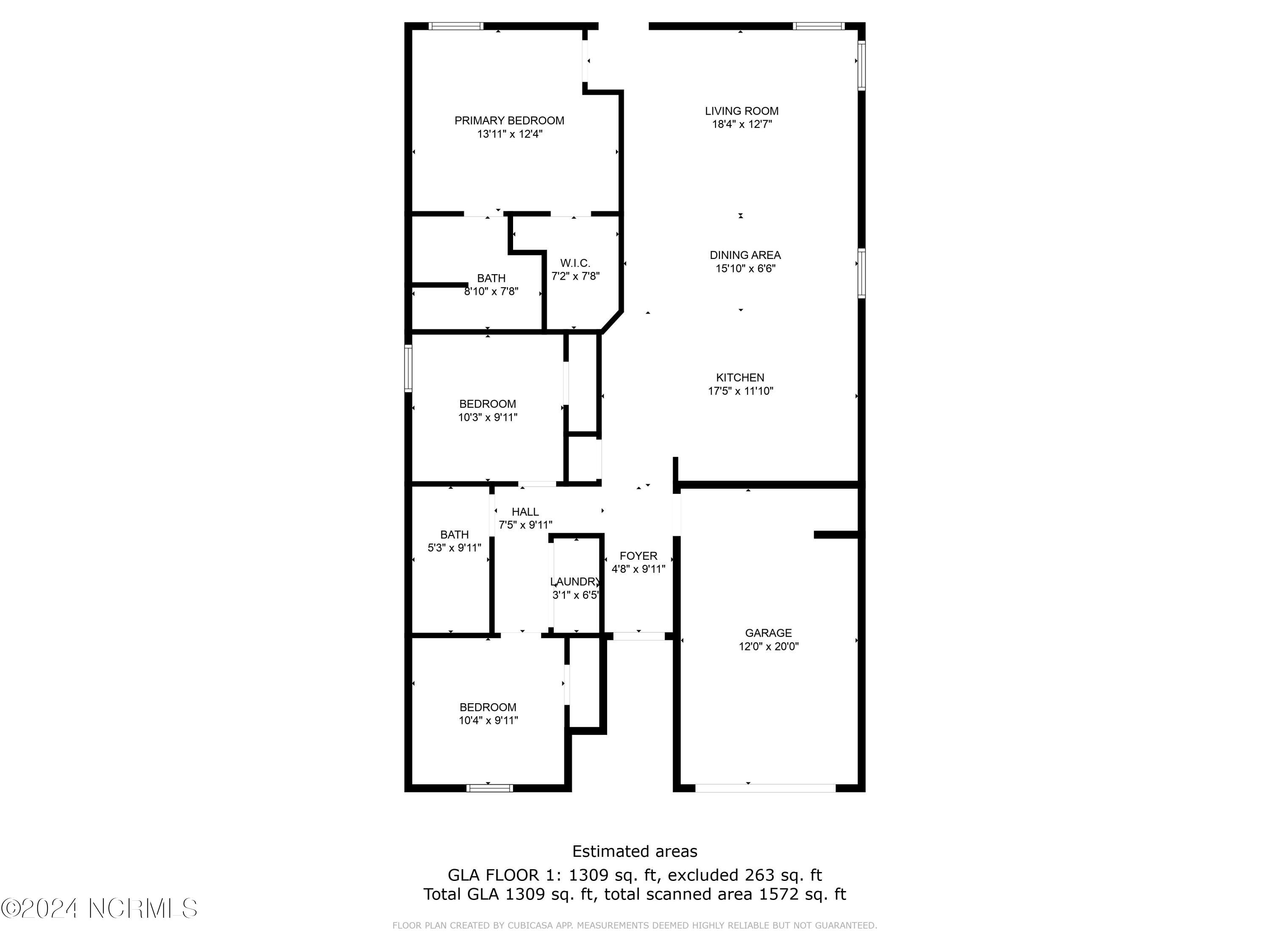 303 Range Circle Holly Ridge, NC 28445 - Photo 52 of 52 1-Floorplan_1