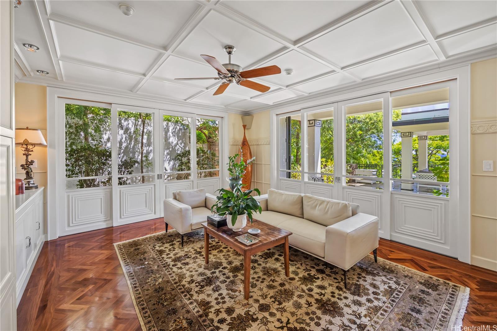 2955 Makalei Place Honolulu, HI 96815 - Photo 10 of 25 a living room with furniture and a large window