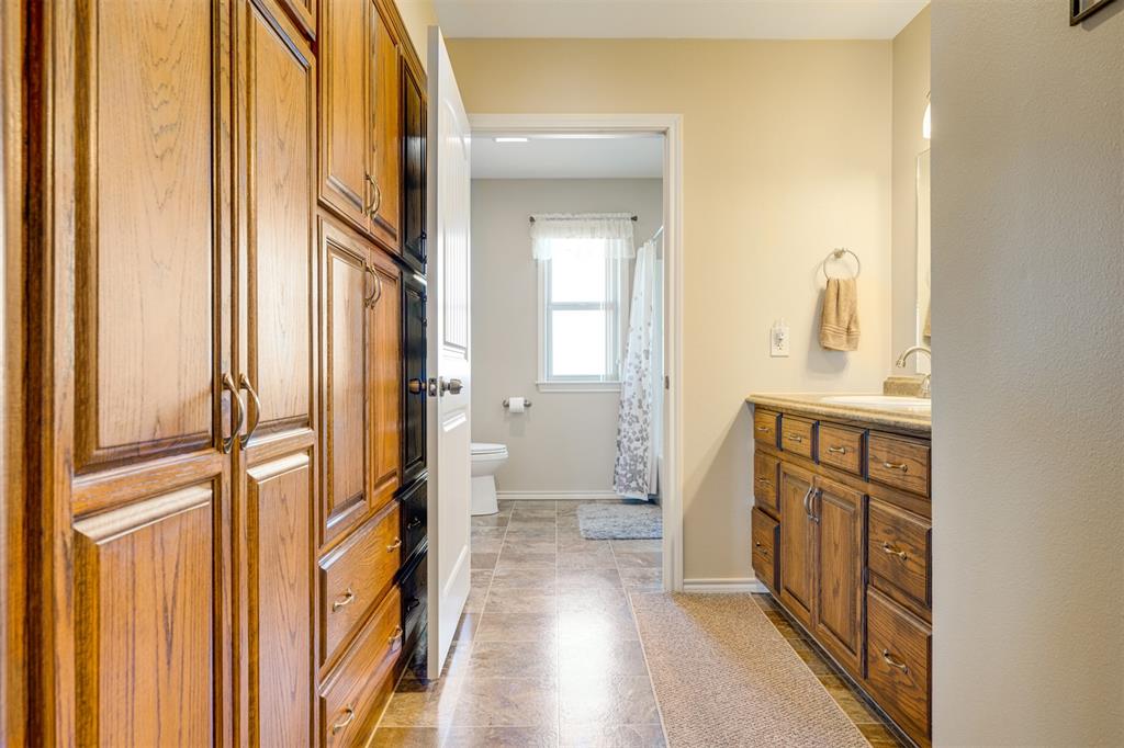 3418 Fm 38 Street North Brookston, TX 75421 - Photo 12 of 22 a view of a hallway with wooden floor