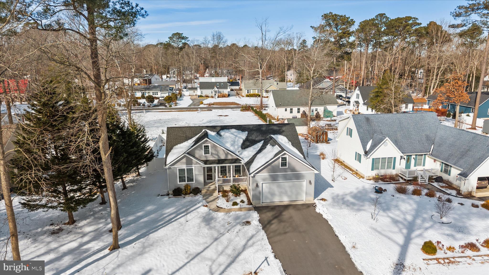 34061 Creek Road Dagsboro, DE 19939 - Photo 42 of 57 Ariel Shot of Front of Home