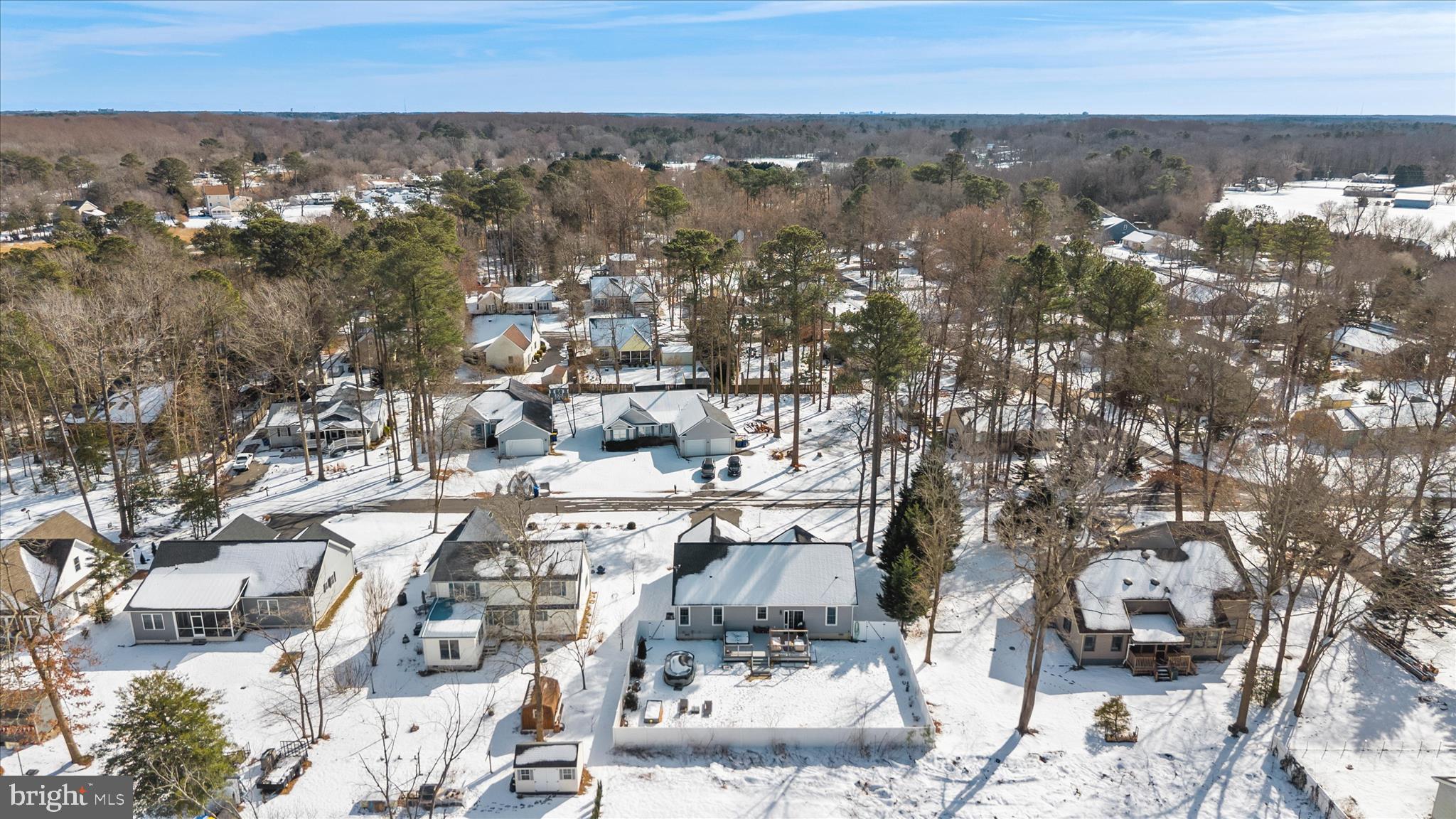 34061 Creek Road Dagsboro, DE 19939 - Photo 45 of 57 Ariel Shot of Backyard
