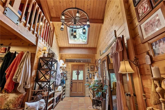 a view of front door