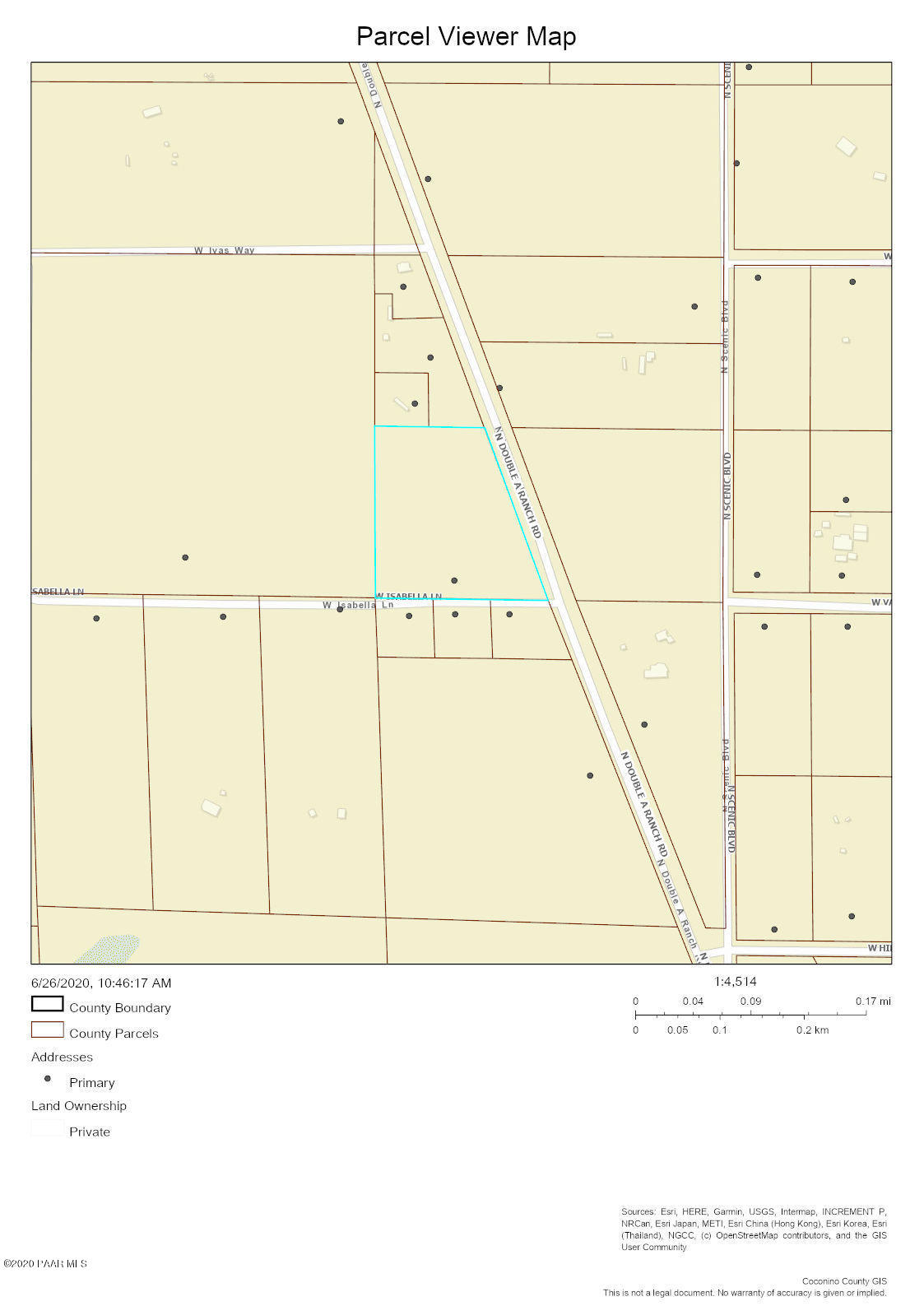 Lot D Lot D Double A Ranch Road Williams, AZ 86046 - Photo 4 of 4 Kinsley map