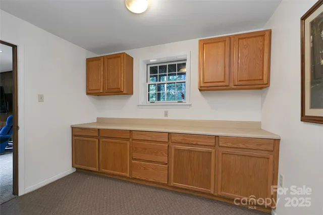 a bedroom with a bed and a closet