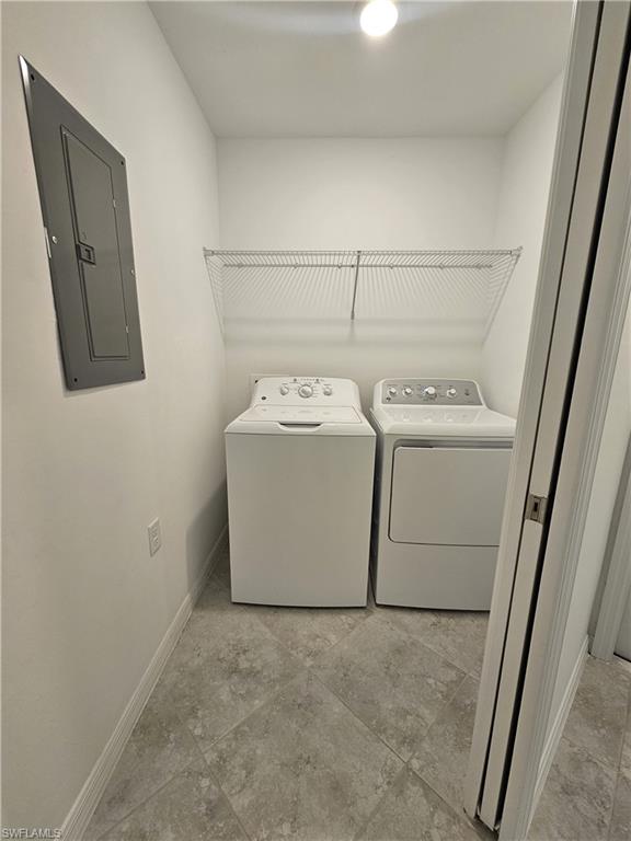 5835 Double Eagle Circle, Unit 4711 Immokalee, FL 34142 - Photo 21 of 44 a utility room with dryer and washer