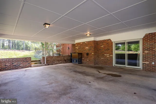a view of a backyard of a house