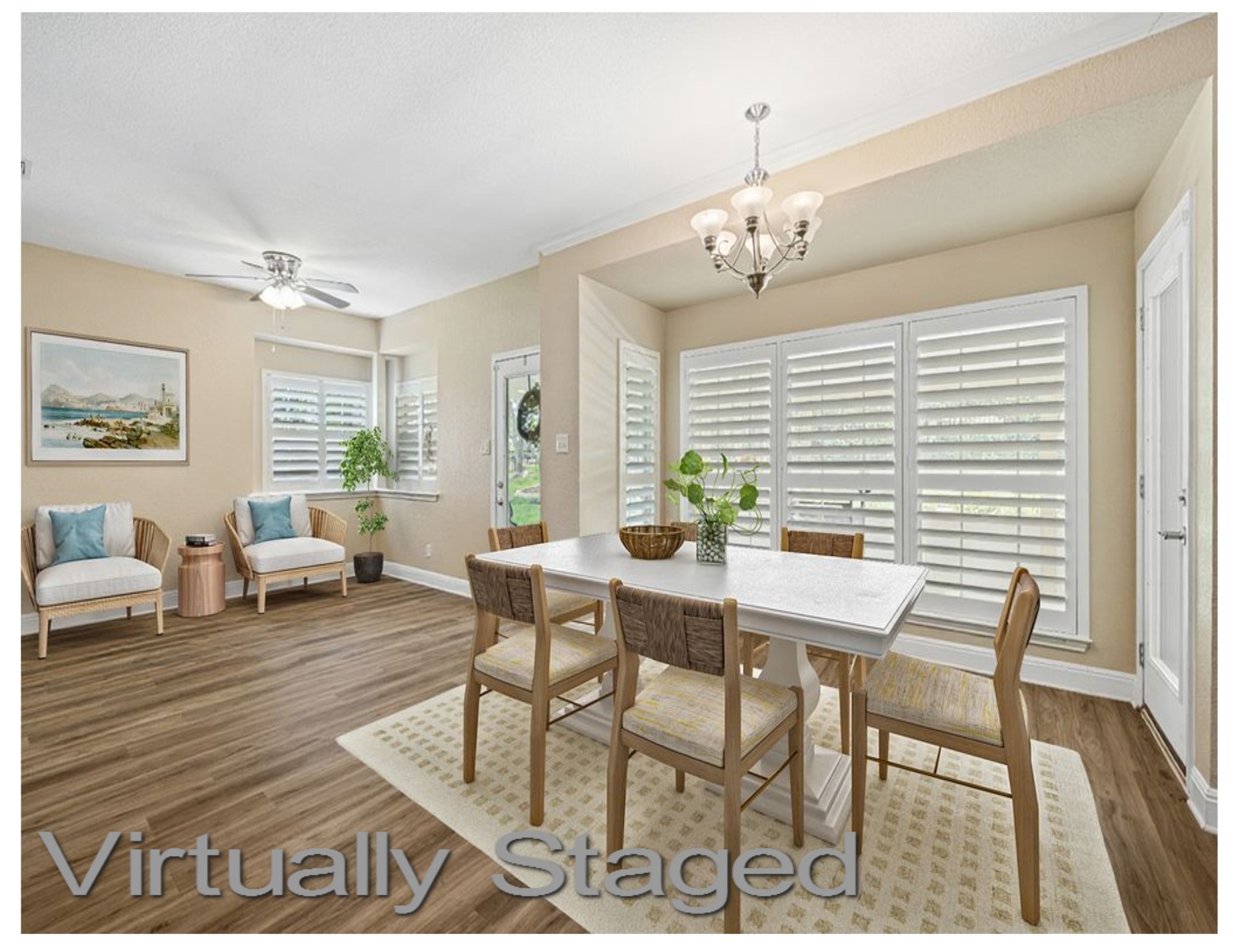 606 Explorer Lakeway, TX 78734 - Photo 2 of 29 Dining is Open to Living, Kitchen AND a "Morning Room" (as Virtually Staged) OR a flex space just off Incredible, Covered Outdoor Kitchen Patio Area!