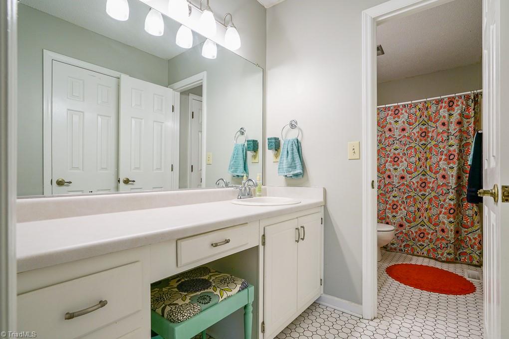 3843 Johnson Street, Unit D High Point, NC 27265 - Photo 15 of 29 Additional sink and vanity room that connects the 2nd bedroom to the bathroom
