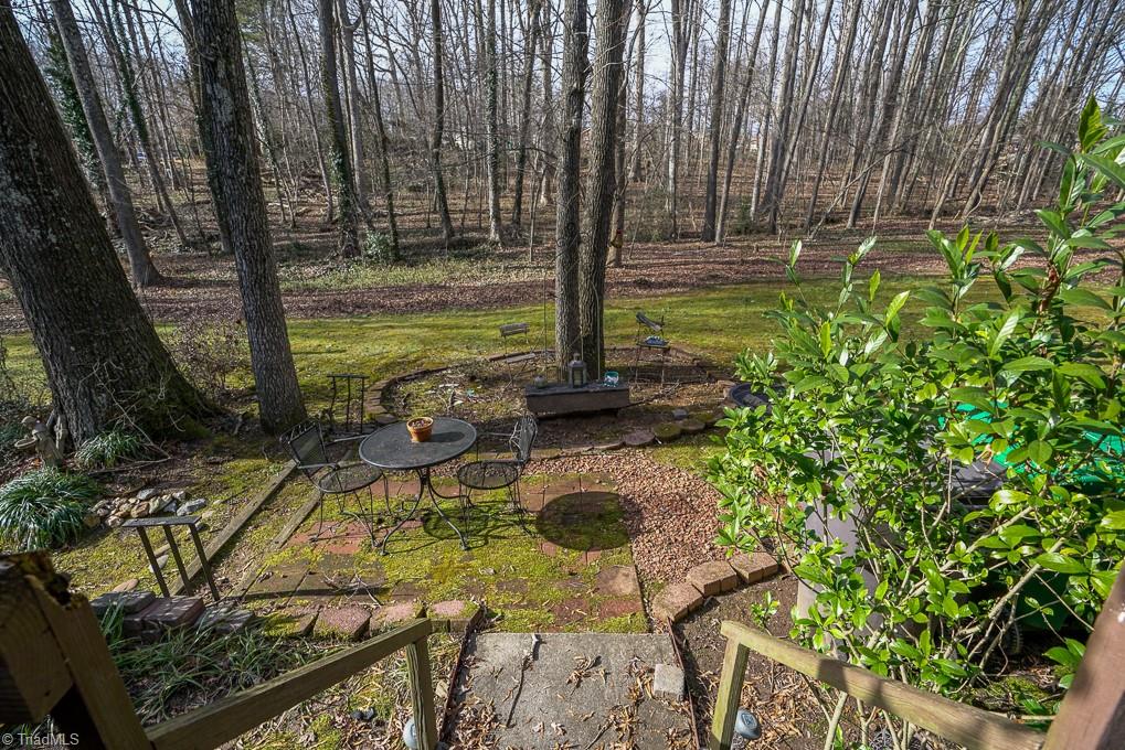 3843 Johnson Street, Unit D High Point, NC 27265 - Photo 27 of 29 Outdoor dining under the shady oak trees