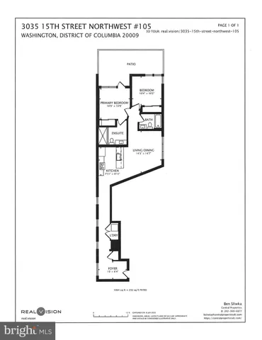 $3,650 | 3035 15th Street Northwest, Unit 105, Washington, DC 20009