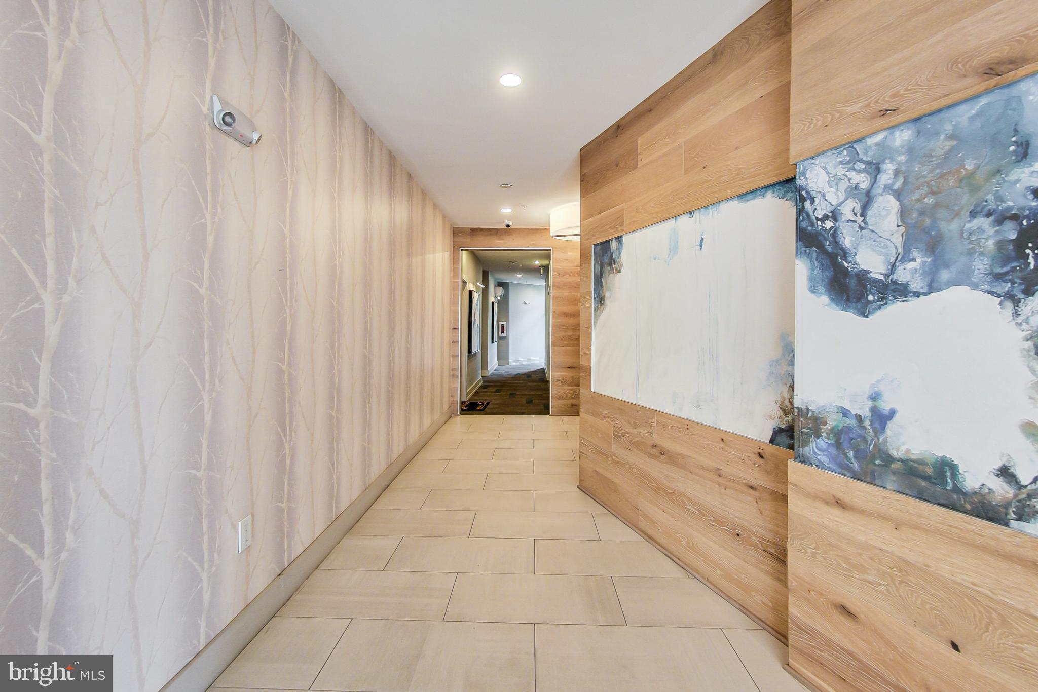 3035 15th Street Northwest, Unit 105 Washington, DC 20009 - Photo 4 of 50 Elegant hallway with artistic accents.