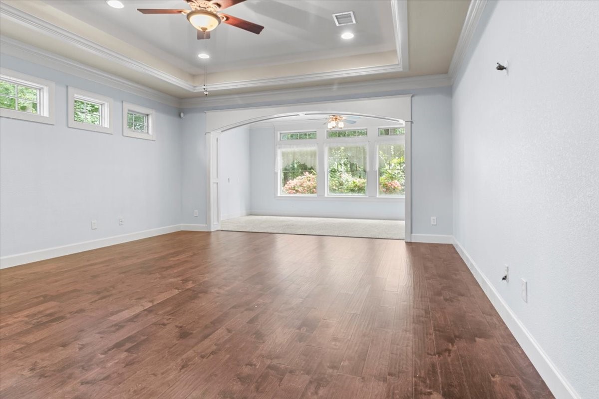 28822 Village Bend Magnolia, TX 77355 - Photo 15 of 45 an empty room with wooden floor and windows