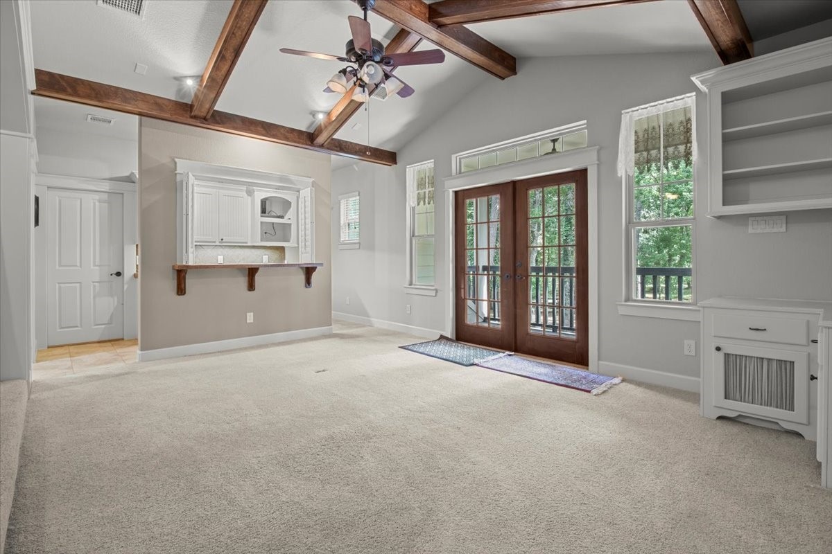 28822 Village Bend Magnolia, TX 77355 - Photo 25 of 45 a view of empty room with windows and ceiling fan
