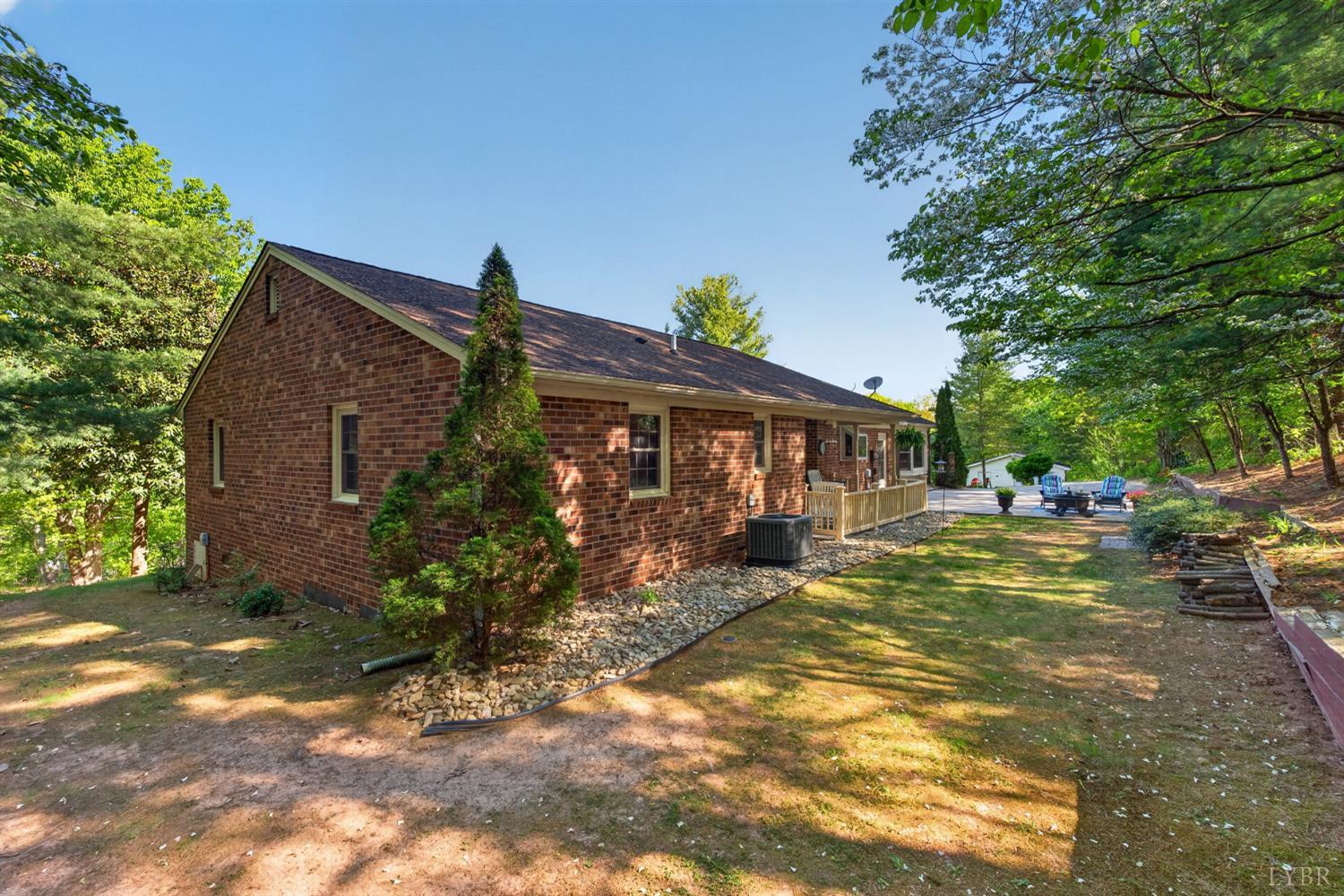 185 Clearview Circle Rustburg, VA 24588 - Photo 33 of 43 a view of a house with garden