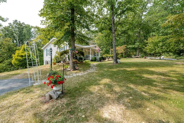 a house with a table and chair and table chair