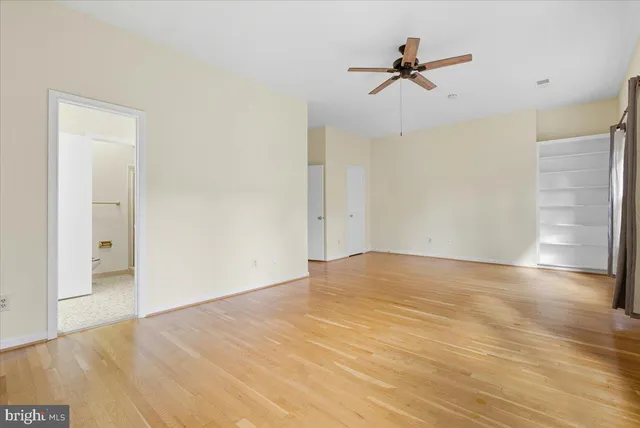 wooden floor in an empty room