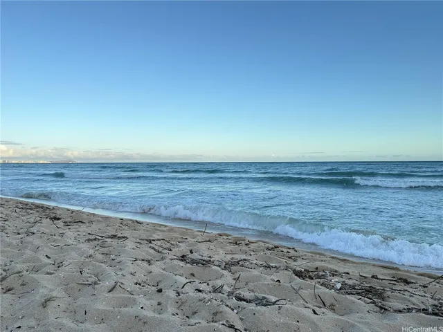 a view of an ocean beach