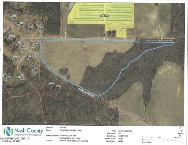 $395,000 | Lot 1 Fisher Road, Whitakers, NC 27891