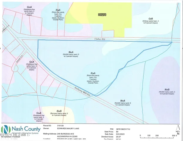 $395,000 | Lot 1 Fisher Road, Whitakers, NC 27891