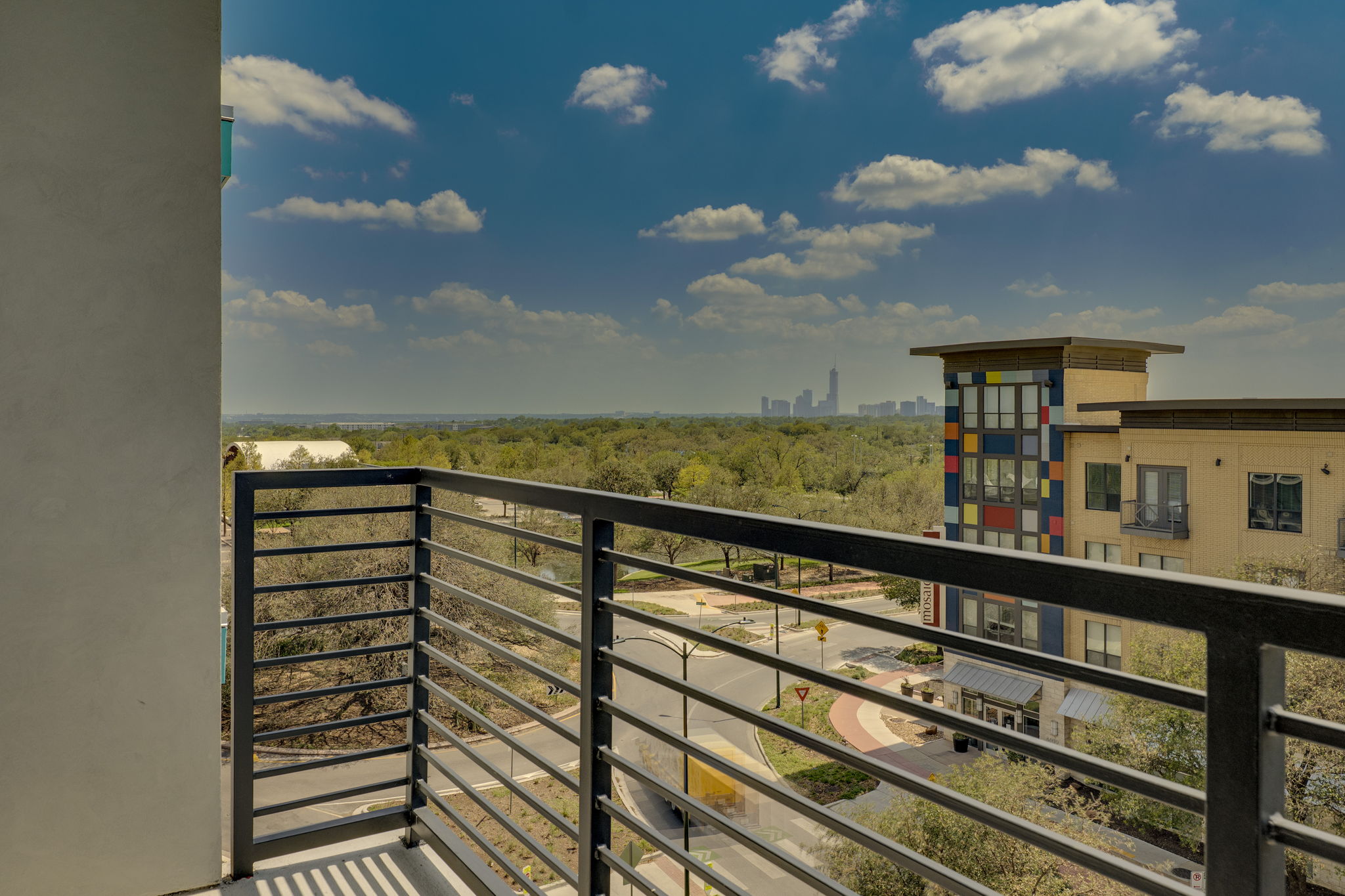 1701 Simond Avenue, Unit 524 Austin, TX 78723 - Photo 15 of 30 a city view from the balcony