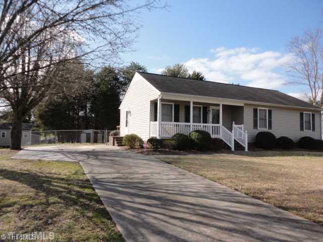 303 Old Farm Road Graham, NC 27253 - Photo 7 of 16 Exterior Front. Home & Parking Pad