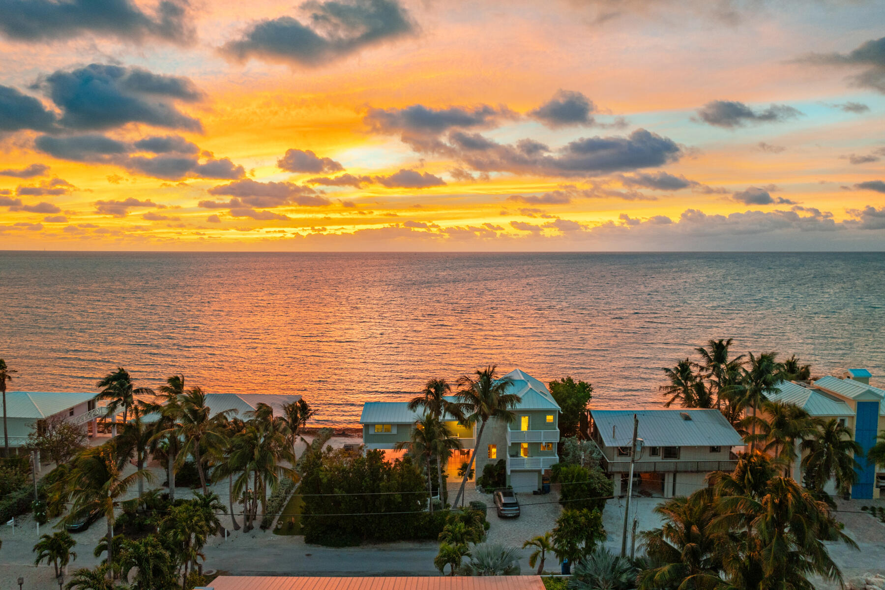133 Sunset Drive Islamorada, FL 33036 - Photo 34 of 81 a view of a yard and ocean view