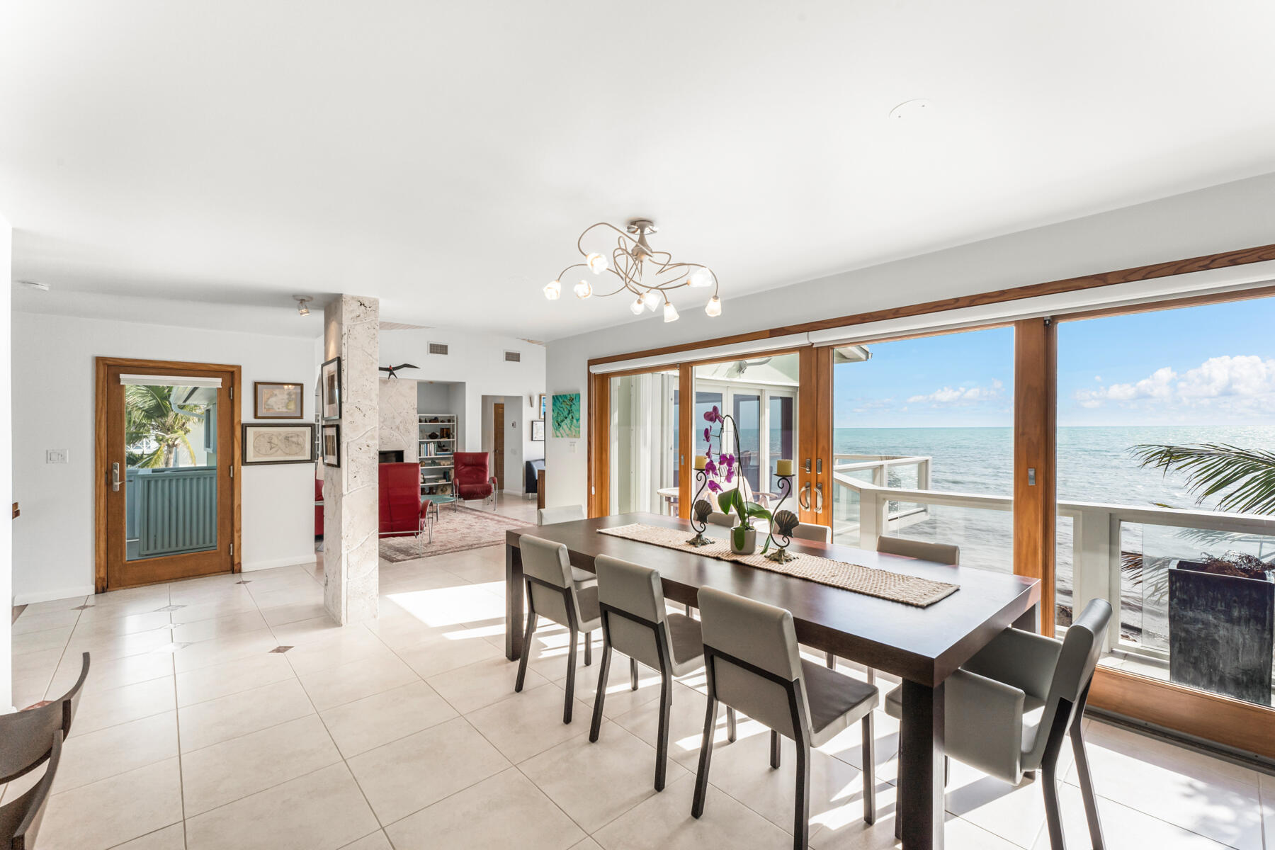 133 Sunset Drive Islamorada, FL 33036 - Photo 44 of 81 a view of a dining room with furniture window and outside view
