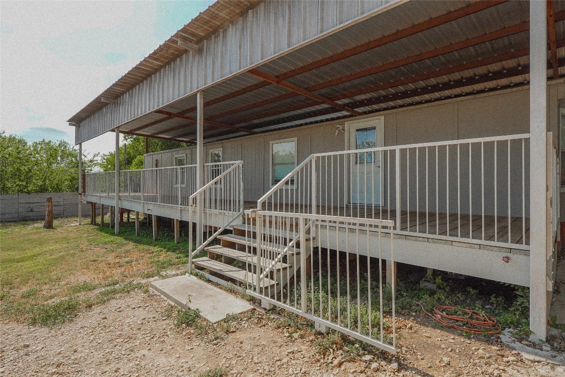 155 5th Street Maxwell, TX 78656 - Photo 28 of 34 a view of wooden deck