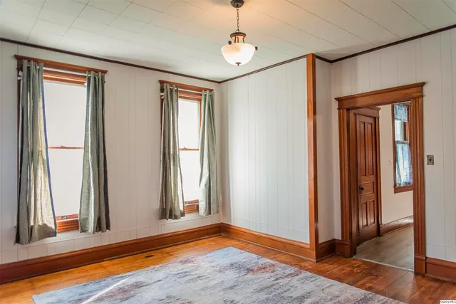 a view of a room with window