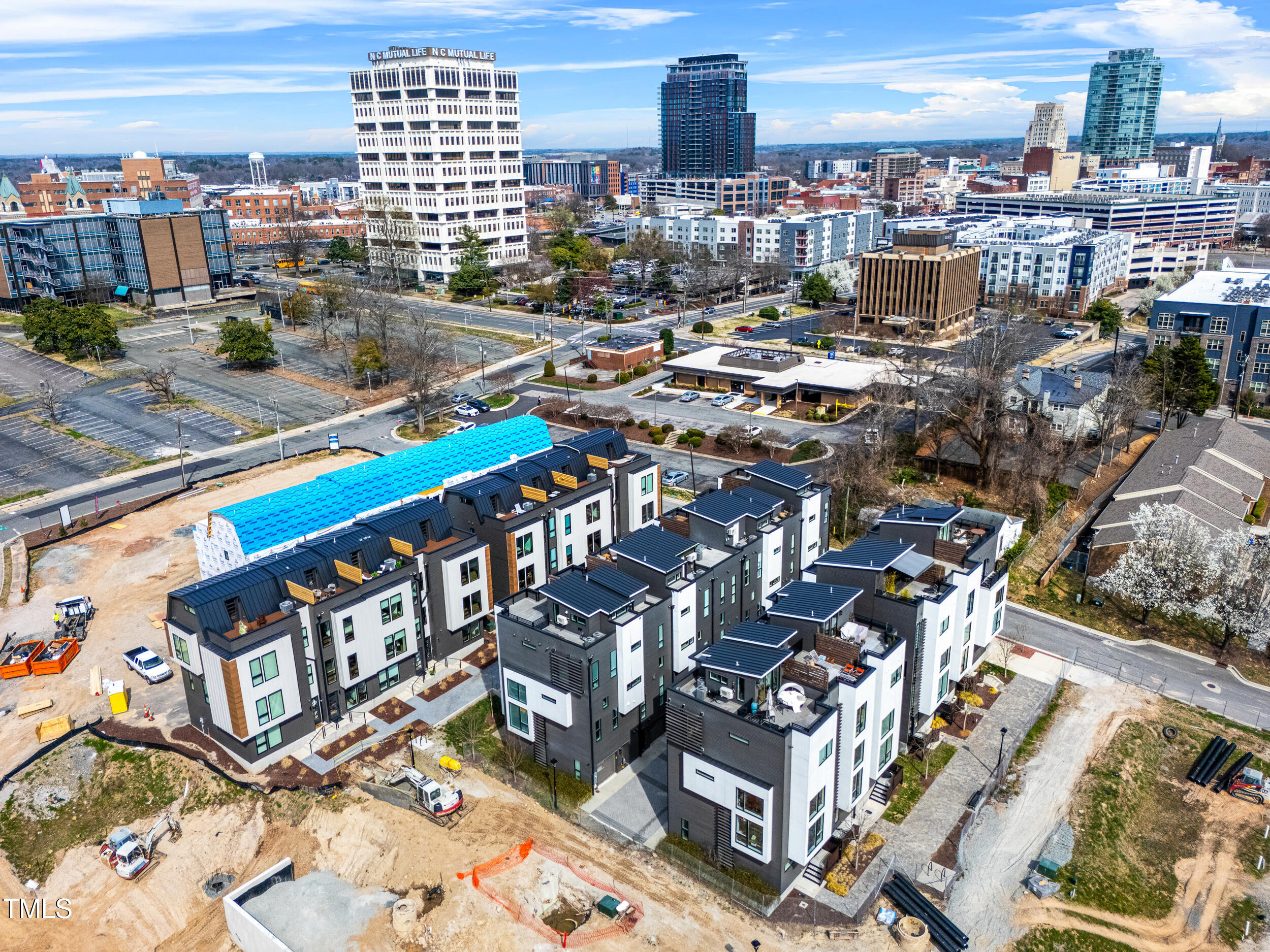 512 Gordon Street, Unit 402 Durham, NC 27701 - Photo 2 of 13 a city view with tall buildings