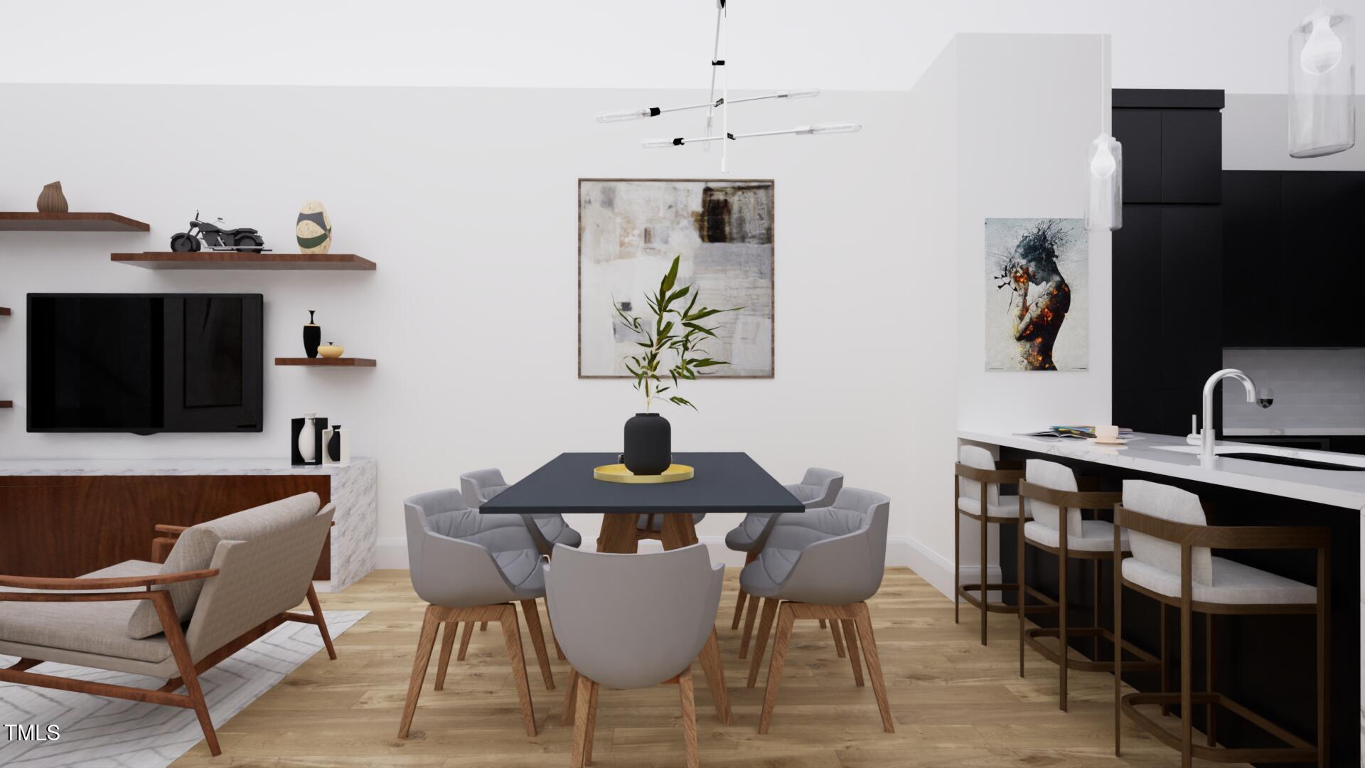 512 Gordon Street, Unit 402 Durham, NC 27701 - Photo 5 of 13 a view of a dining room with furniture