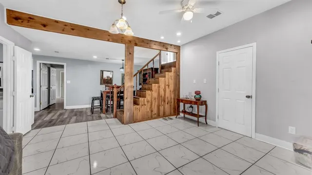 a view of an entryway door