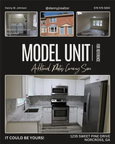 a kitchen with a refrigerator and a stove