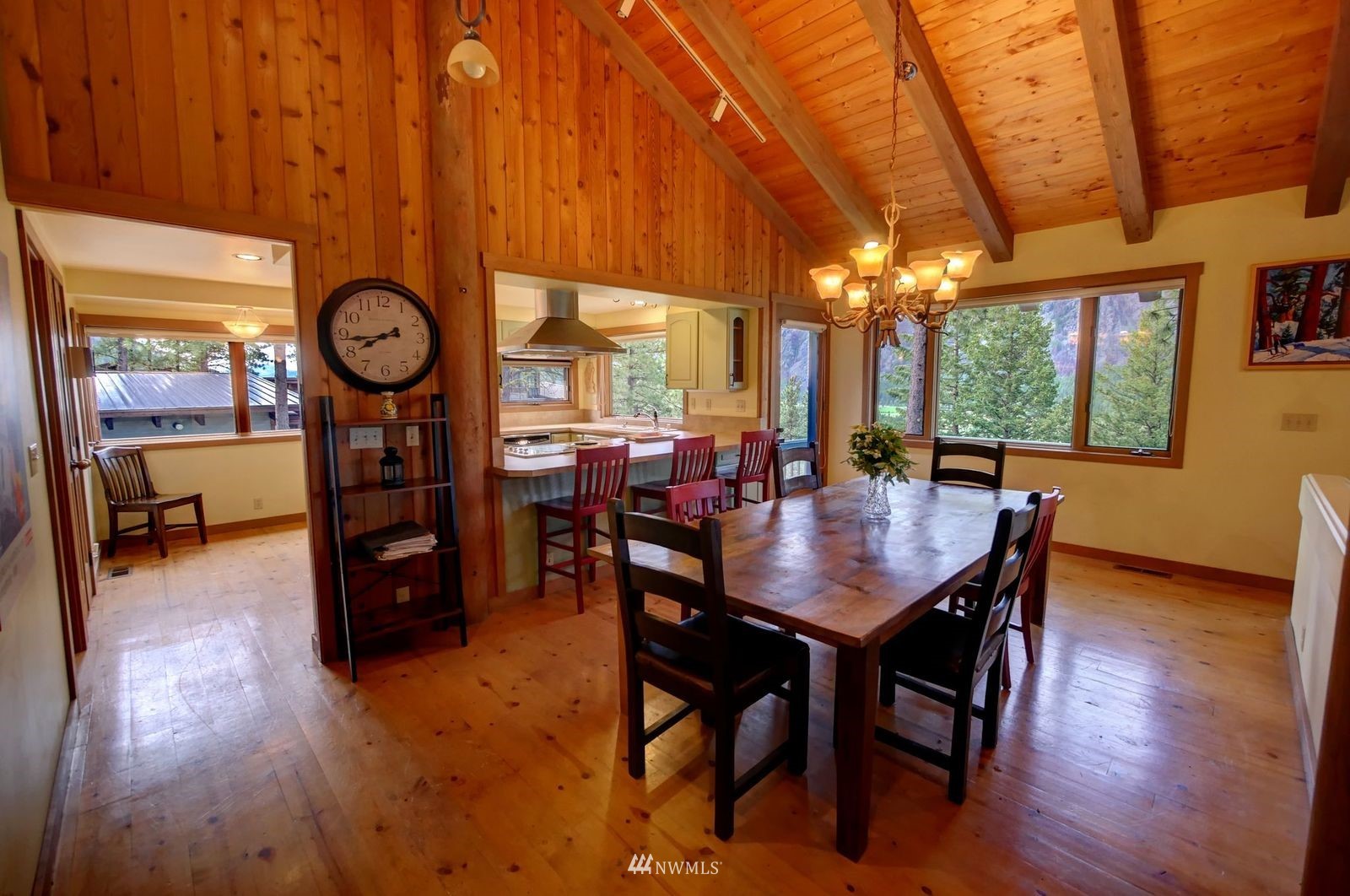 17 Cassal Road Winthrop, WA 98862 - Photo 8 of 28 a view of a dining room with furniture and window