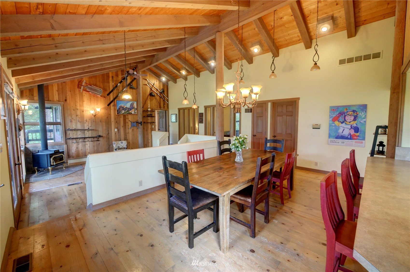 17 Cassal Road Winthrop, WA 98862 - Photo 9 of 28 a view of a dining room with furniture