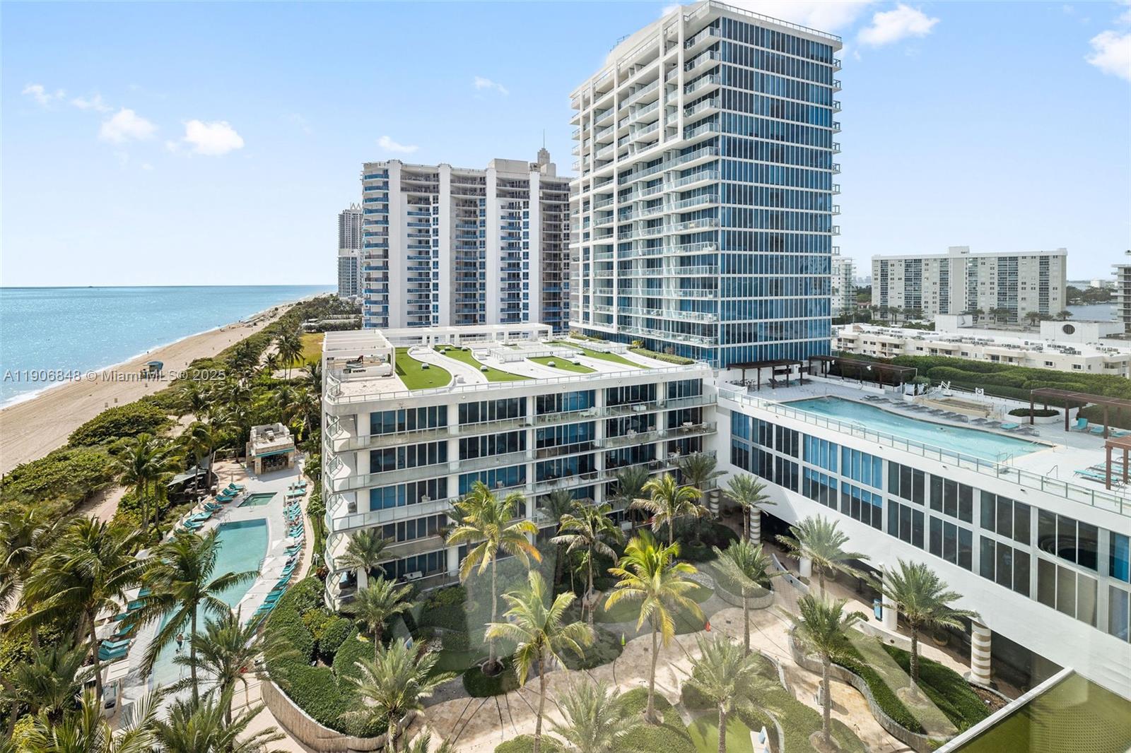 6801 Collins Avenue, Unit 1018 Miami Beach, FL 33141 - Photo 25 of 26 a view of a building from the balcony