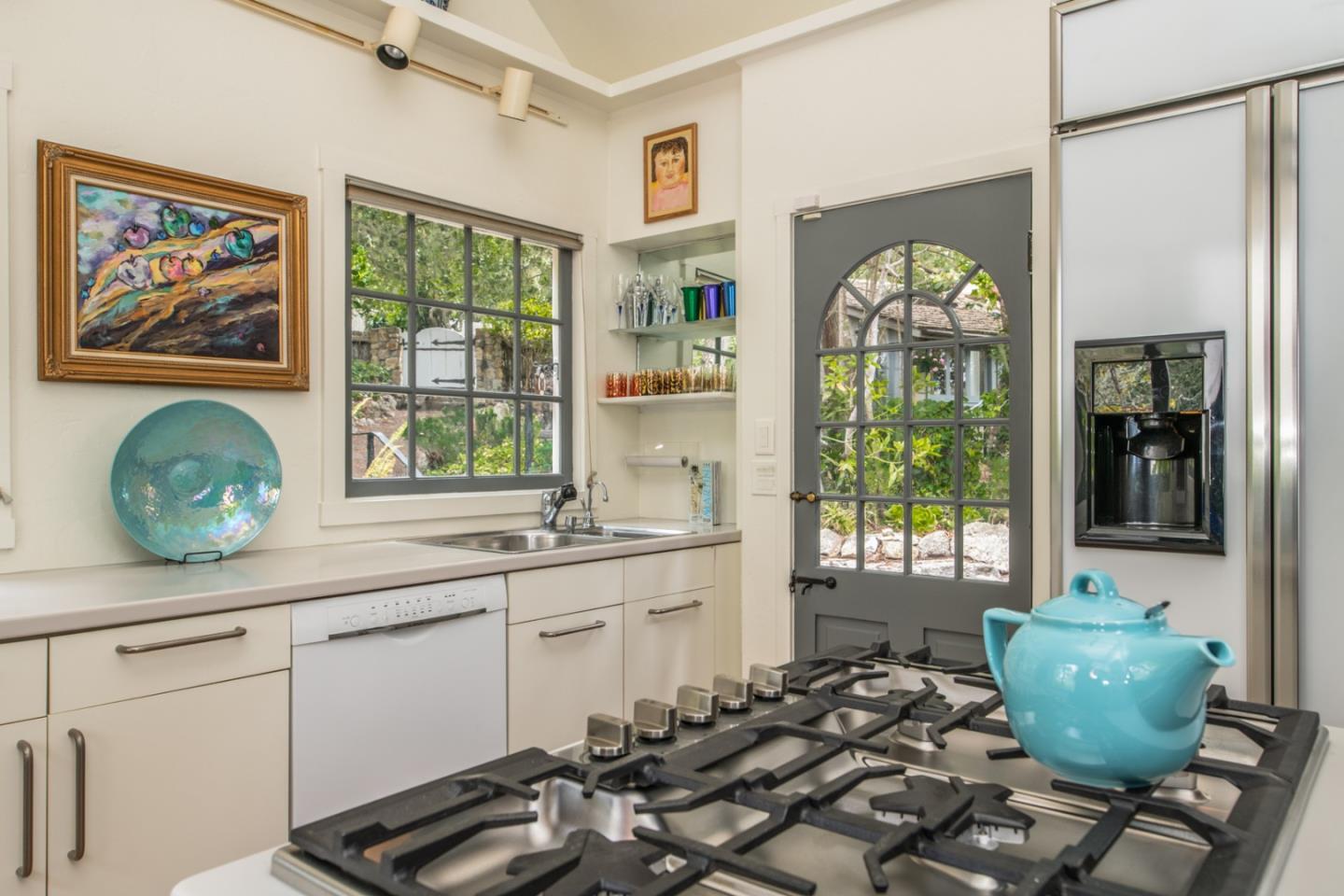 112 Pine Way Carmel Highlands, CA 93923 - Photo 23 of 33 a living room with furniture and a large window